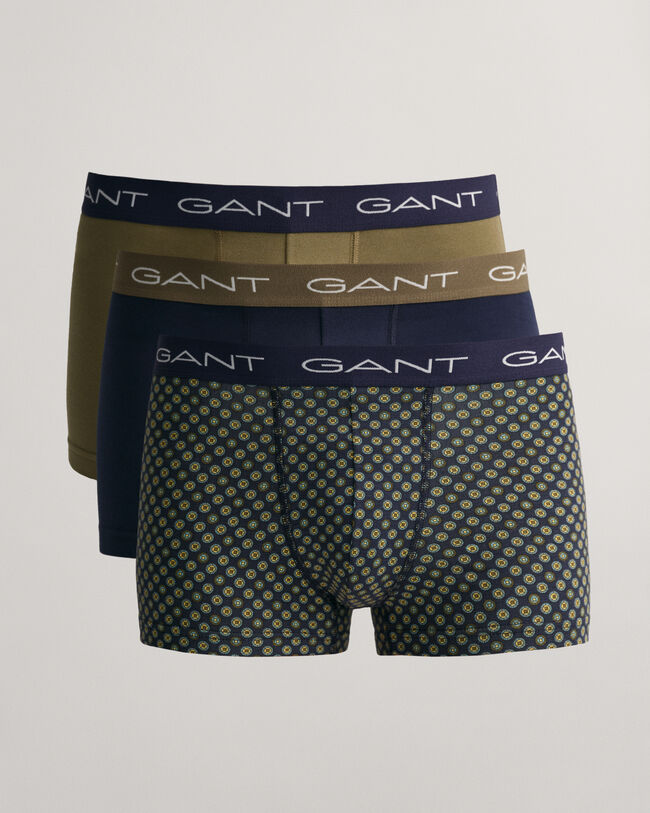Set van drie boxershorts met Foulard-print in geschenkverpakking