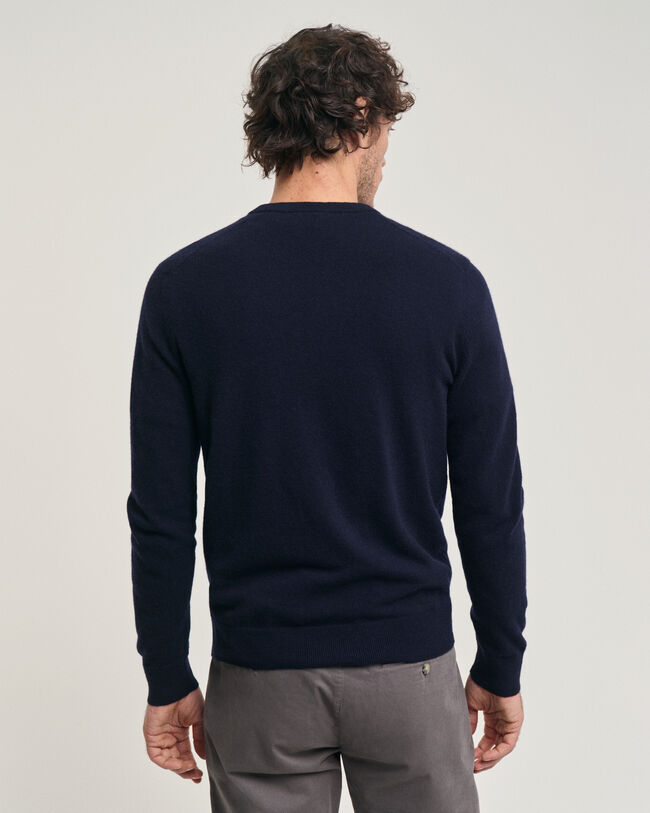 Pull ras du cou en laine d'agneau extrafine Basic