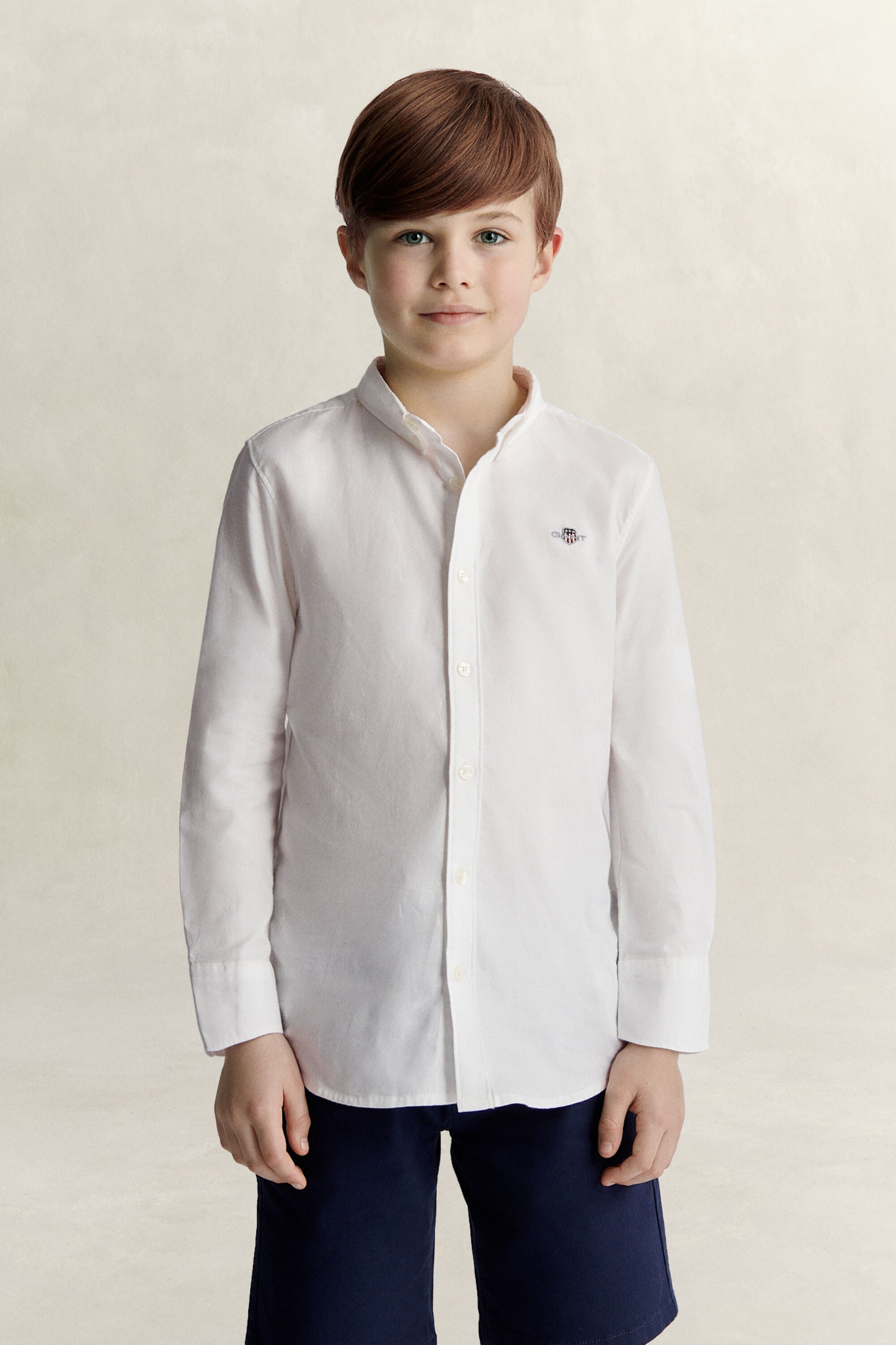 Chemise en coton Oxford Shield Ado Garçon