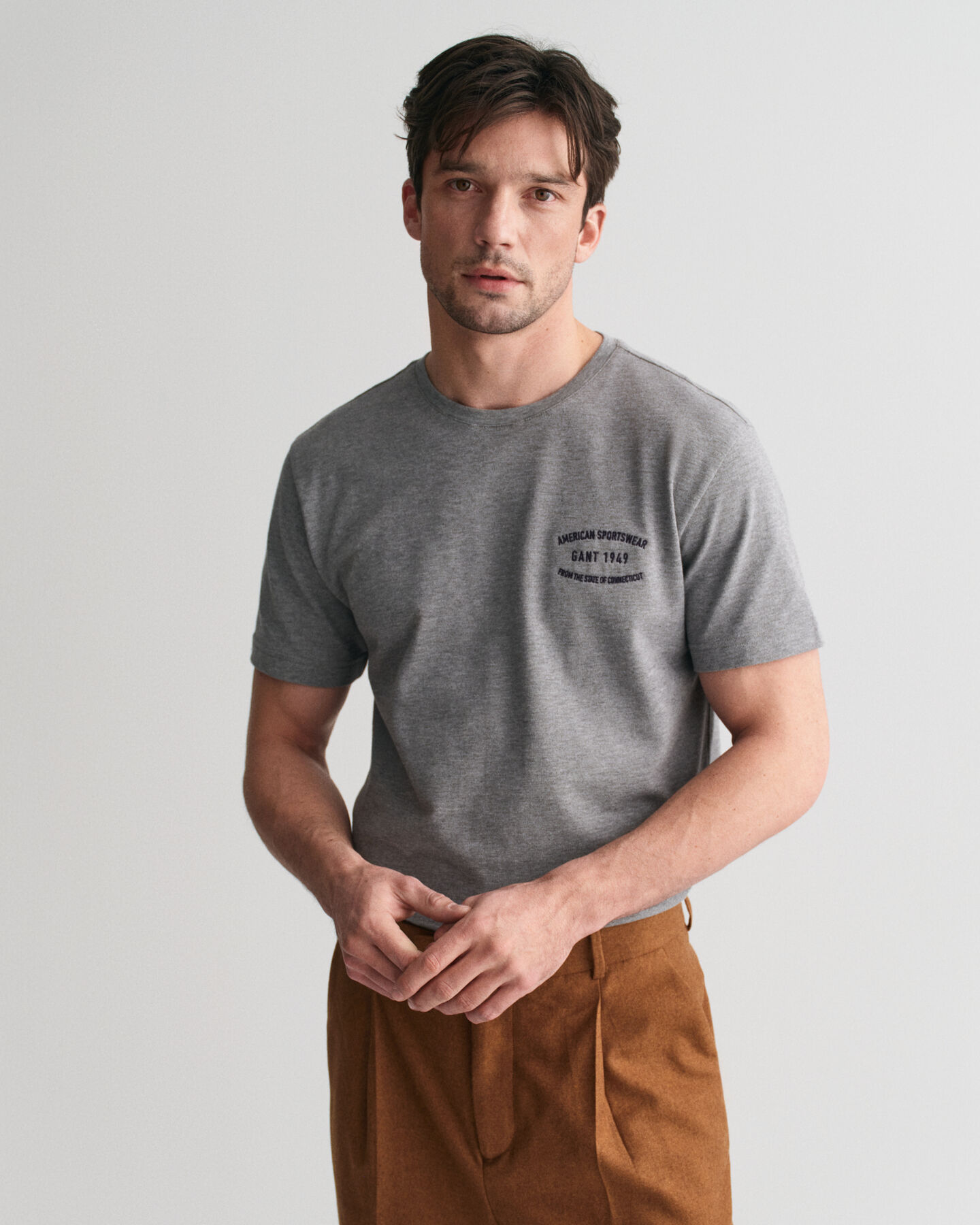 T-shirt en coton piqu&eacute; petit Graphic