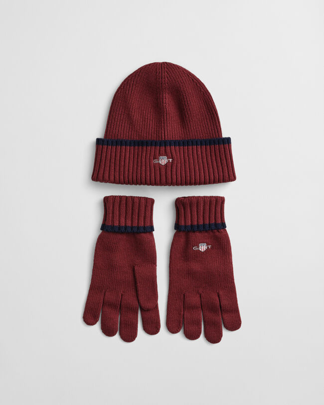 Essential cadeauset met beanie en handschoenen