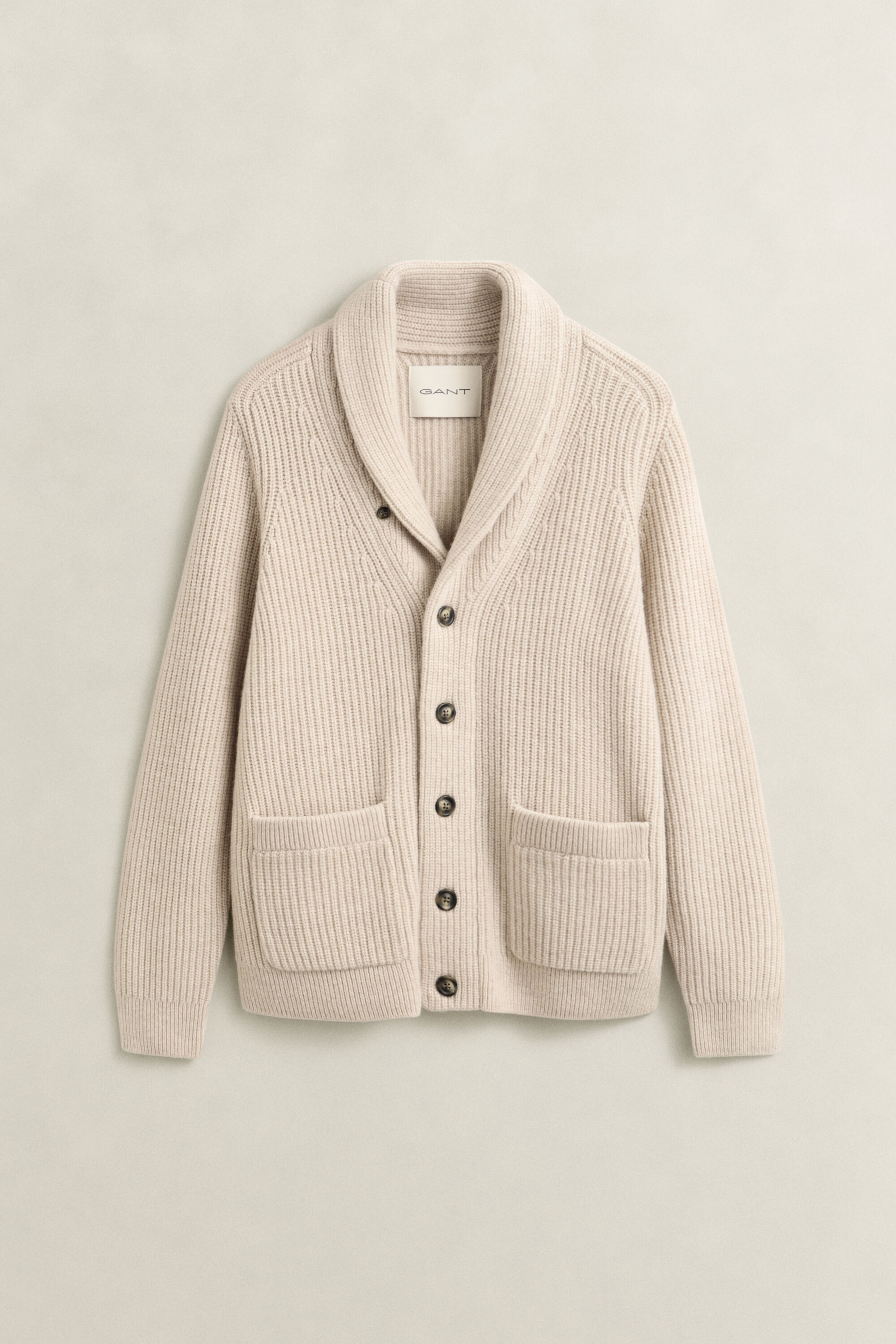 Geribd vest van wolmix