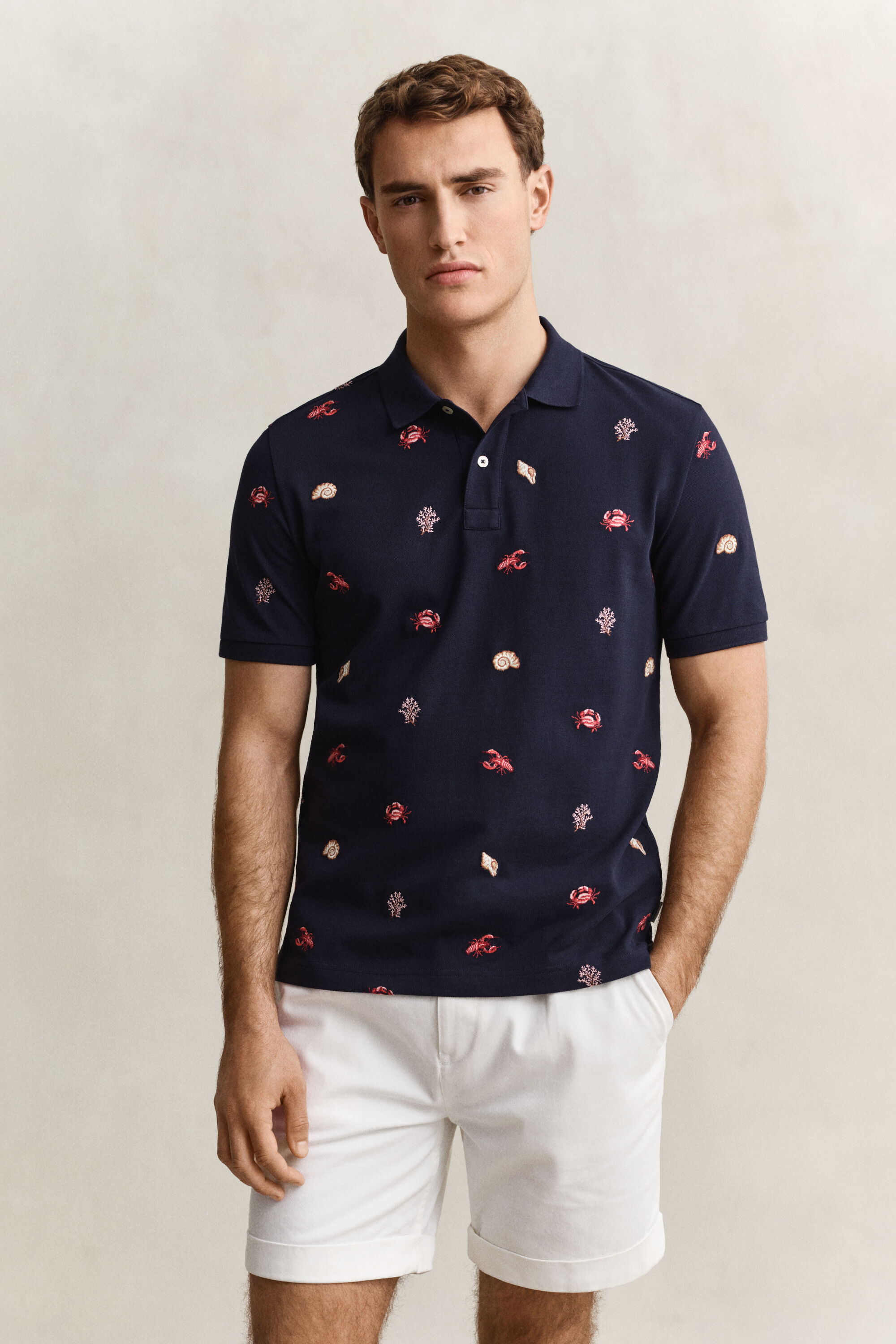 Geborduurd poloshirt