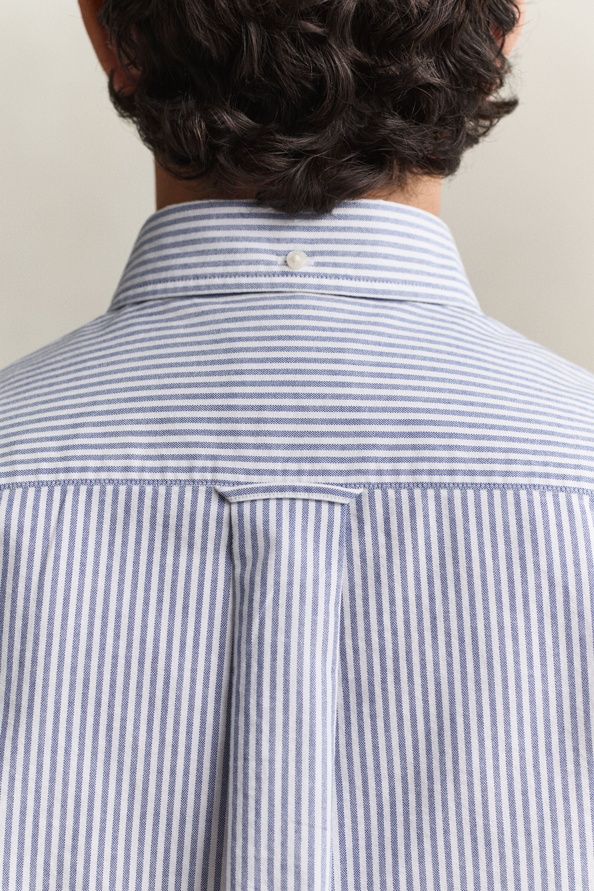 Chemise en coton Oxford regular classique à rayures