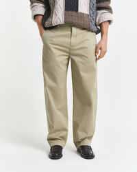 Relaxed Fit chino van katoenkeper