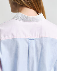 Relaxed Fit Patchwork hemd