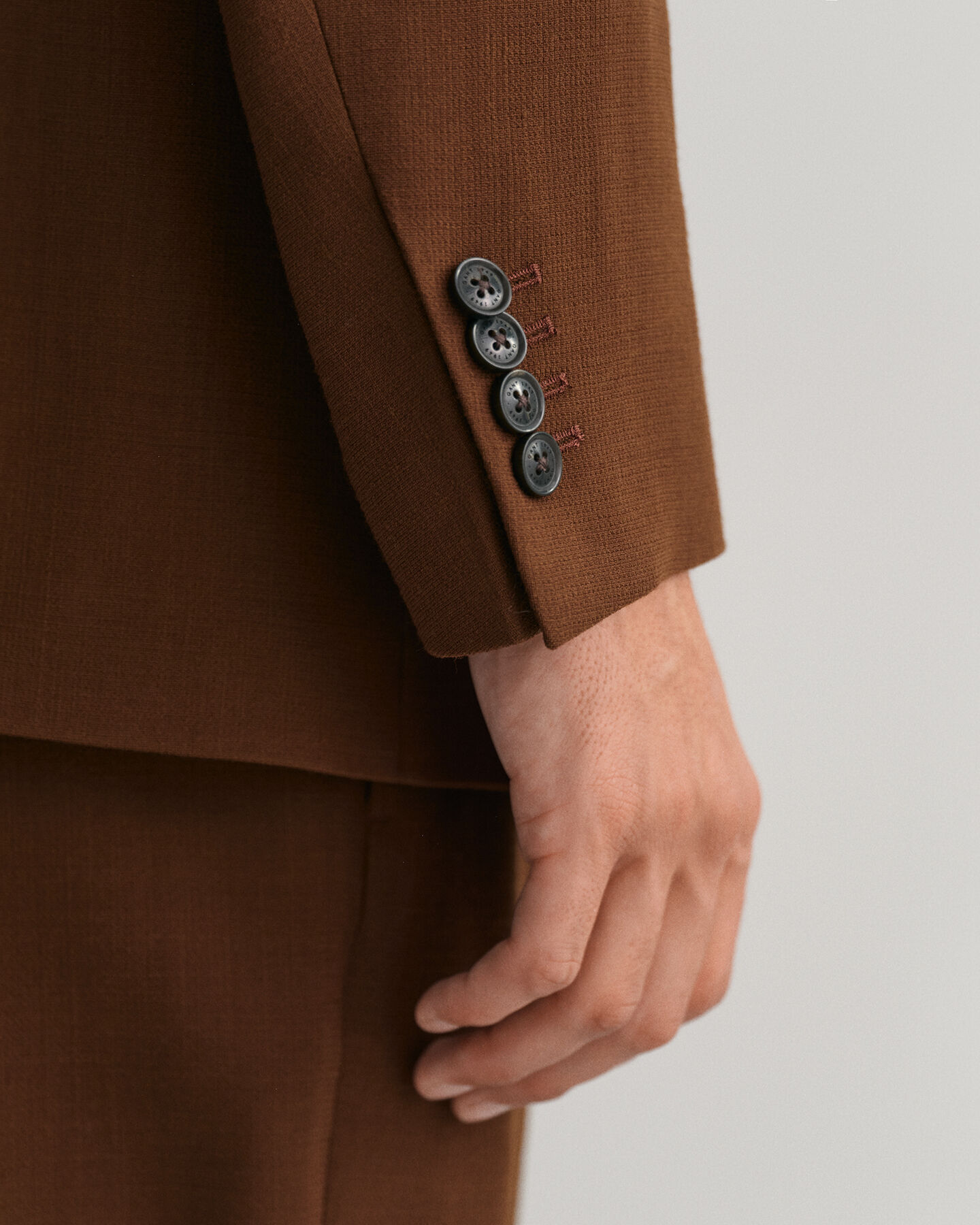 Veste blazer de costume ultra-ample en crêpe de laine