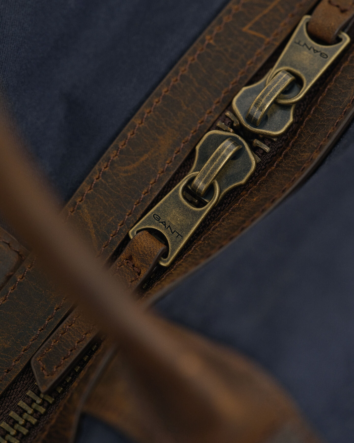 Duffeltas van gewaxt katoen