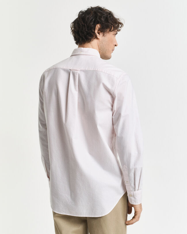 Regular Fit klassiek Oxford-hemd met Bankerstreep