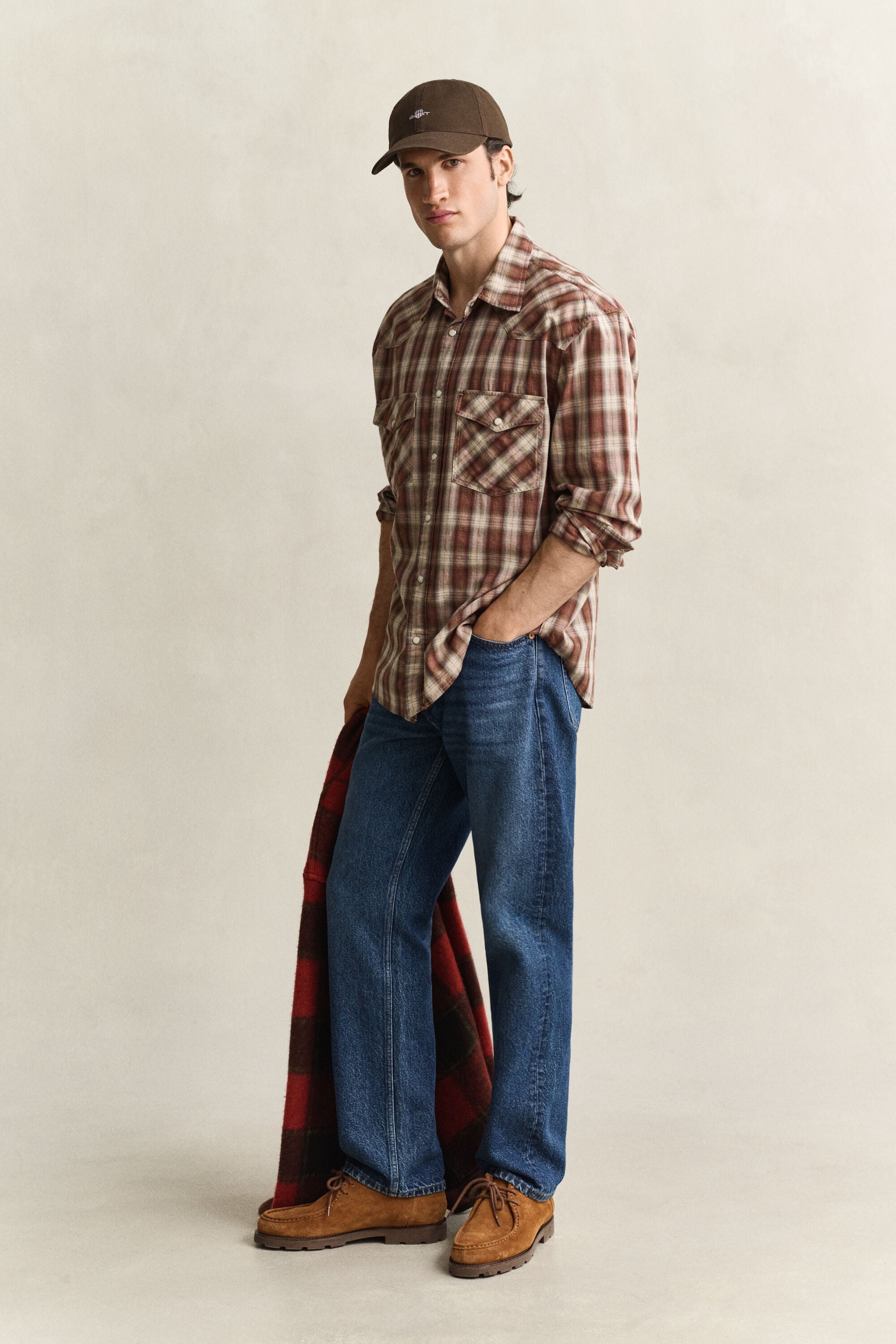 Chemise rodéo à carreaux