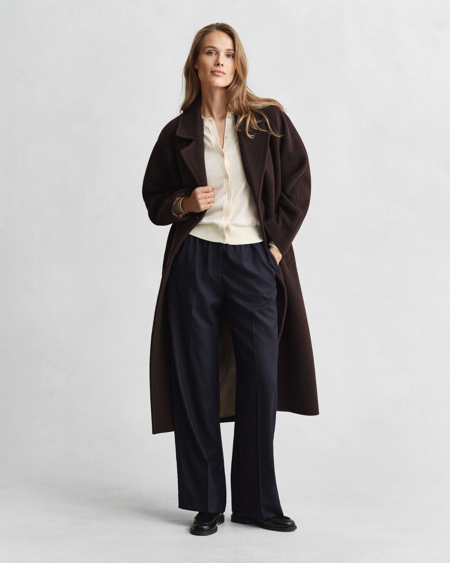 Lichtgewicht vest met ronde hals