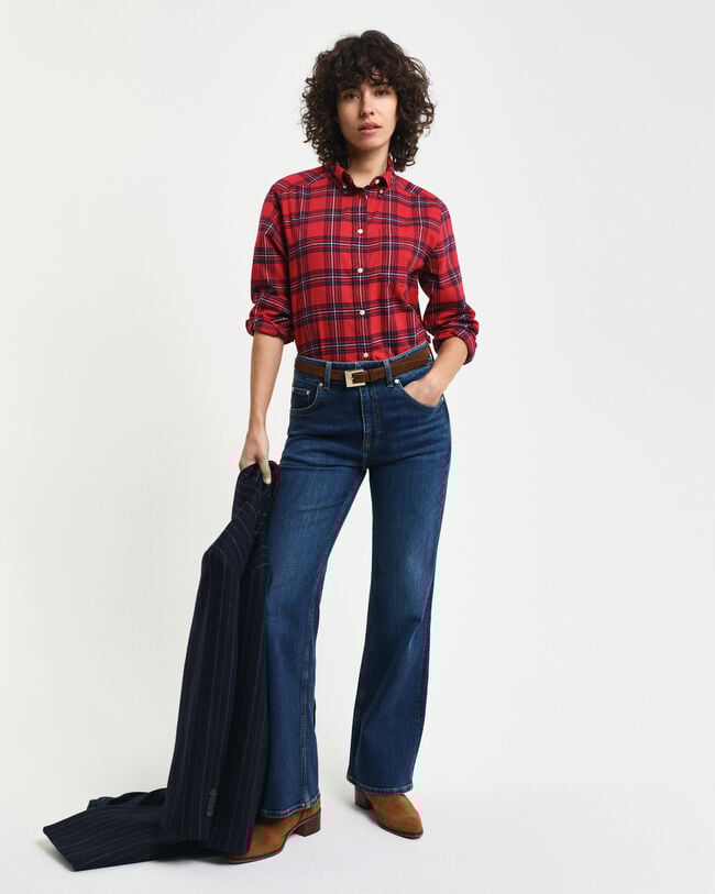 Regular Fit geruit flanellen hemd