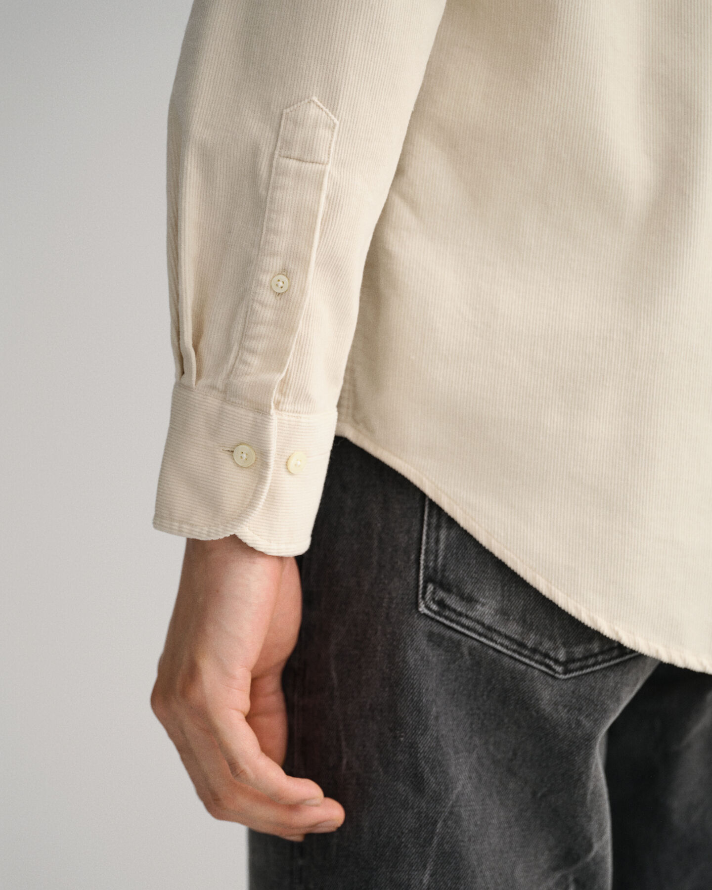 Regular Fit corduroy hemd