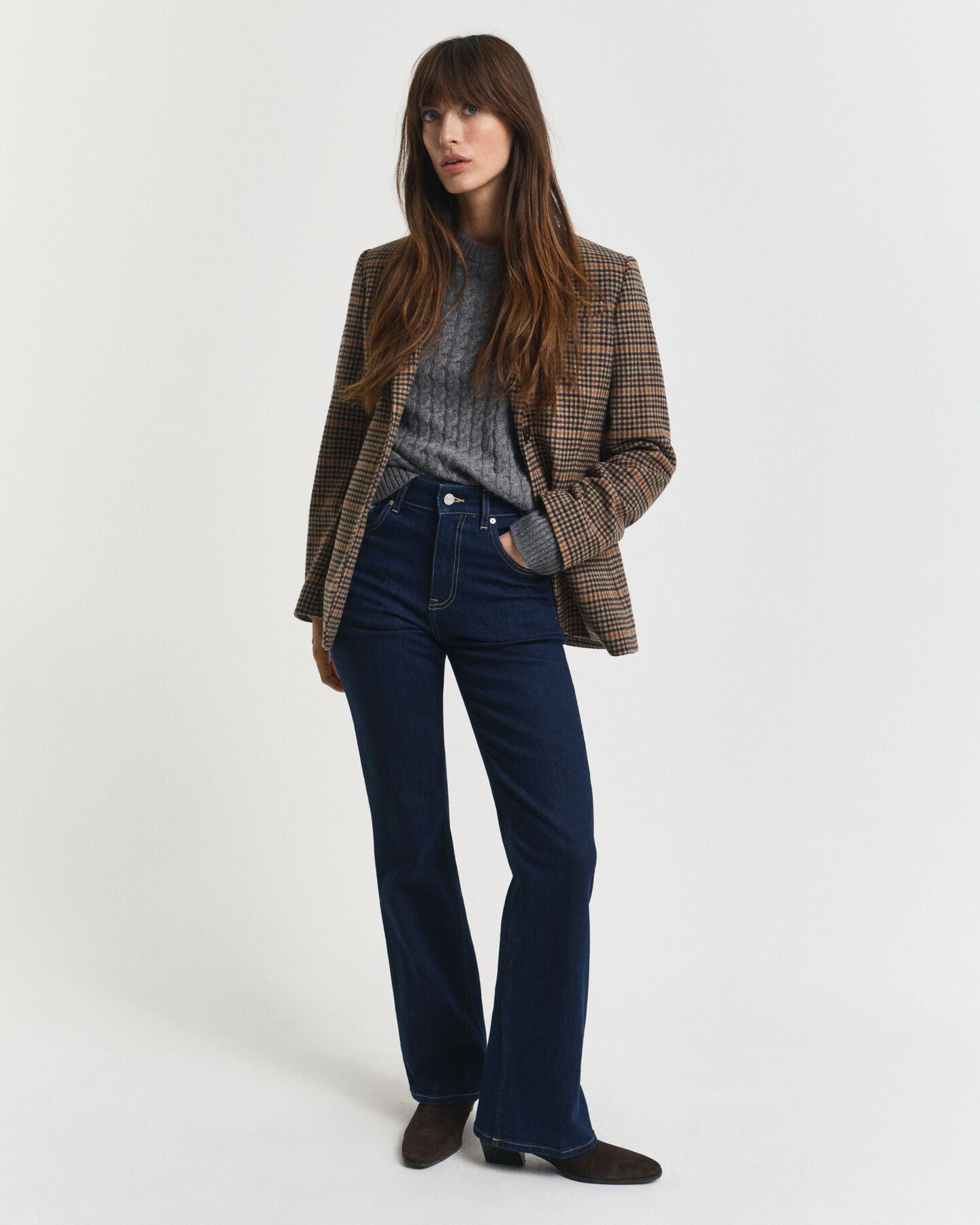 Jean coupe slim évasée