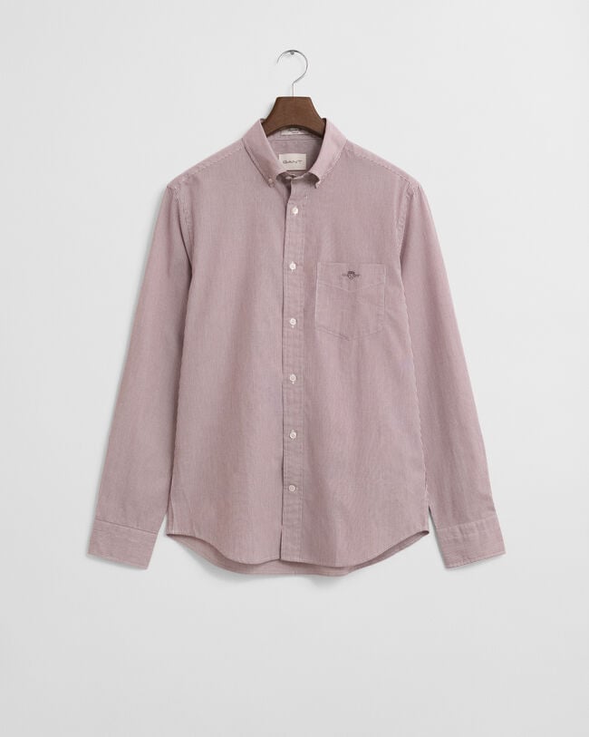 Regular Fit Classic hemd met Bankerstreep van poplin