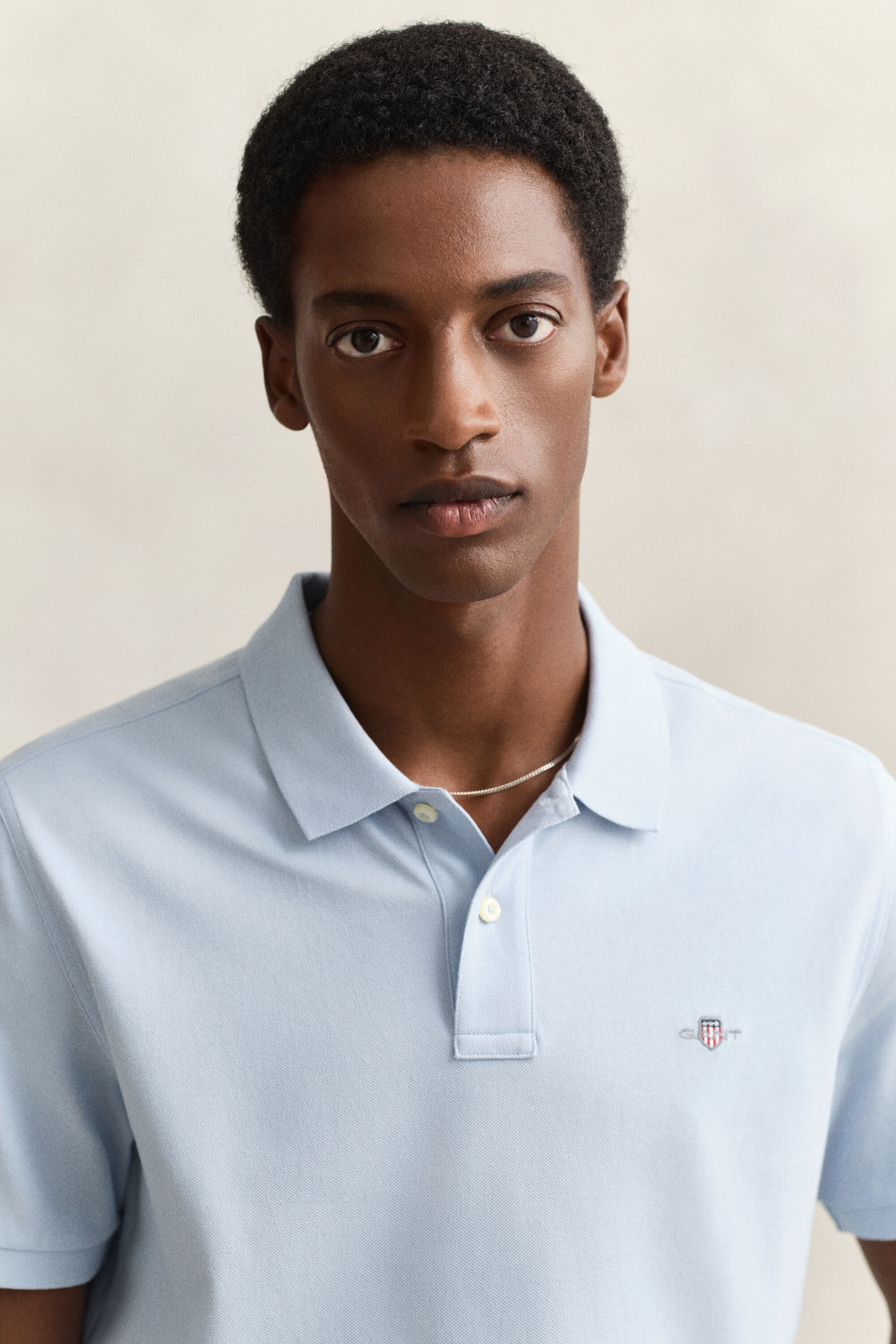 Regular Fit Shield piqué poloshirt
