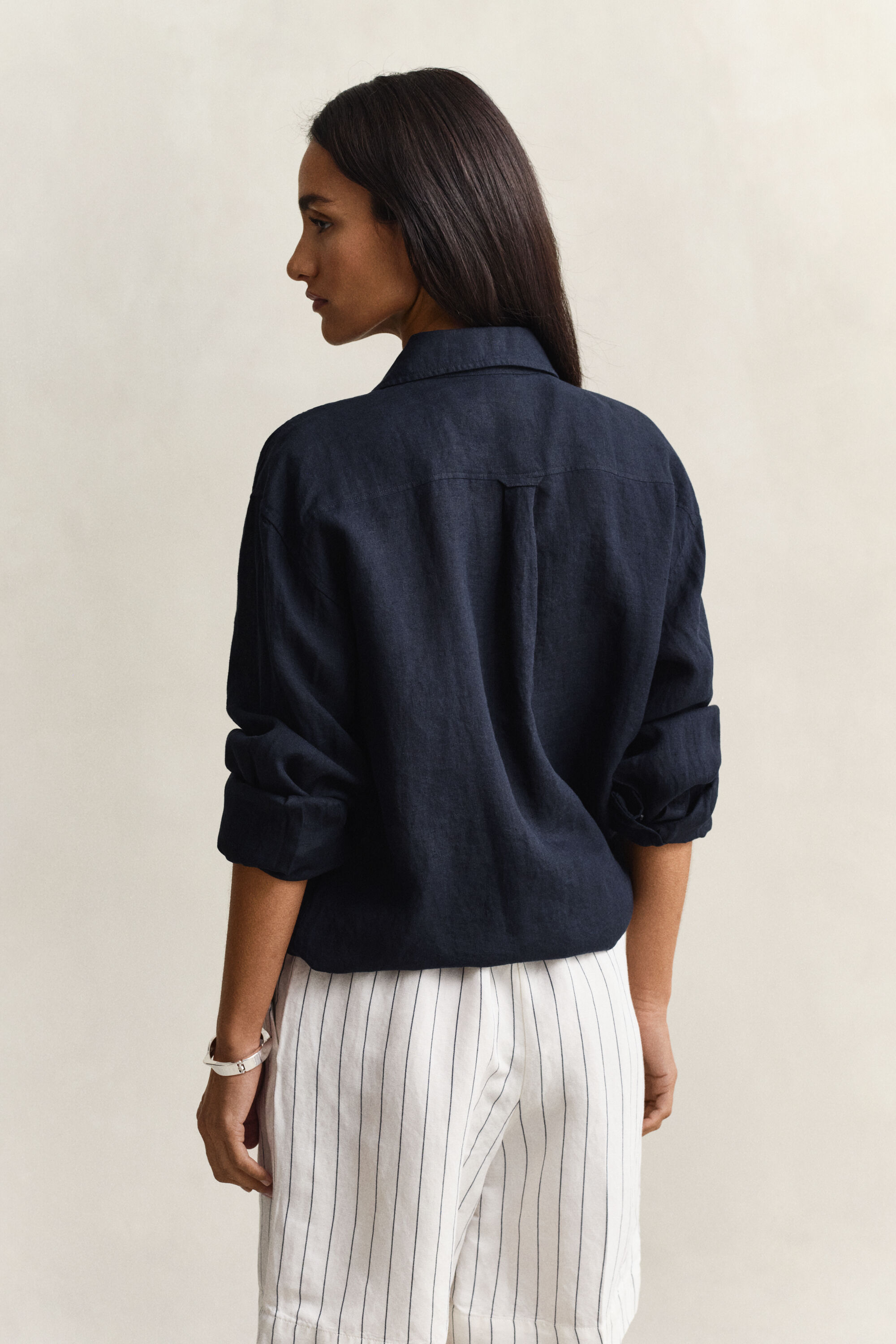 Chemise relaxed fit en lin