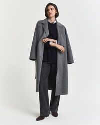 Pull col rond en laine et cachemire doux