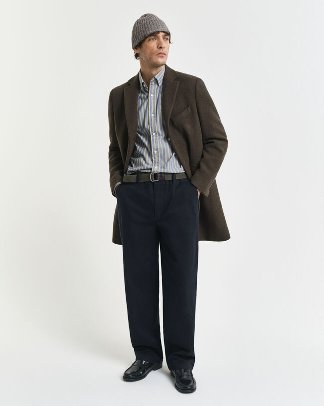 Chemise coupe regular en popeline à rayures Archive