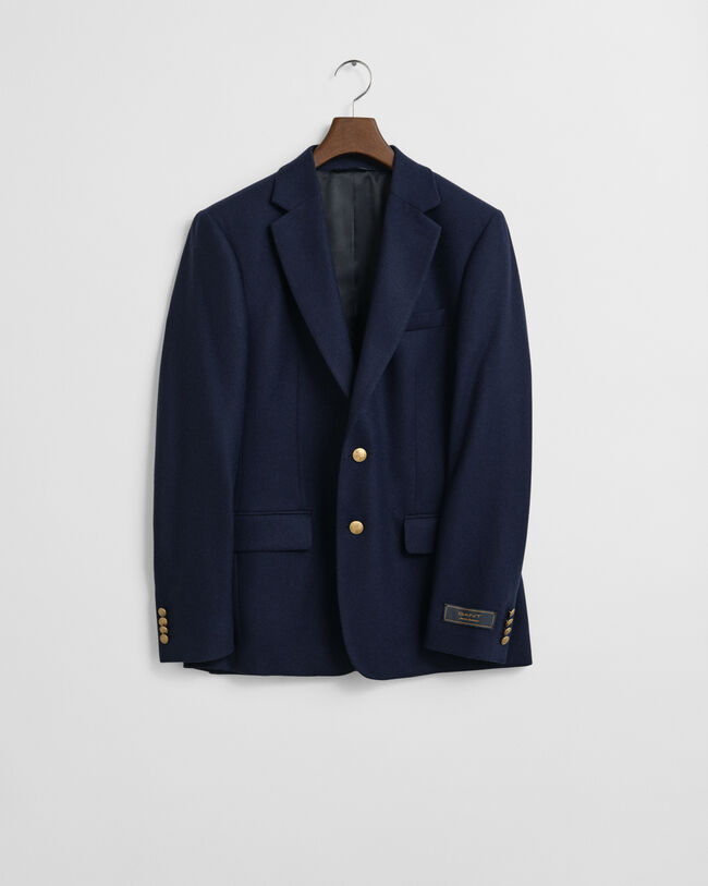 Veste blazer Club slim fit en flanelle de laine