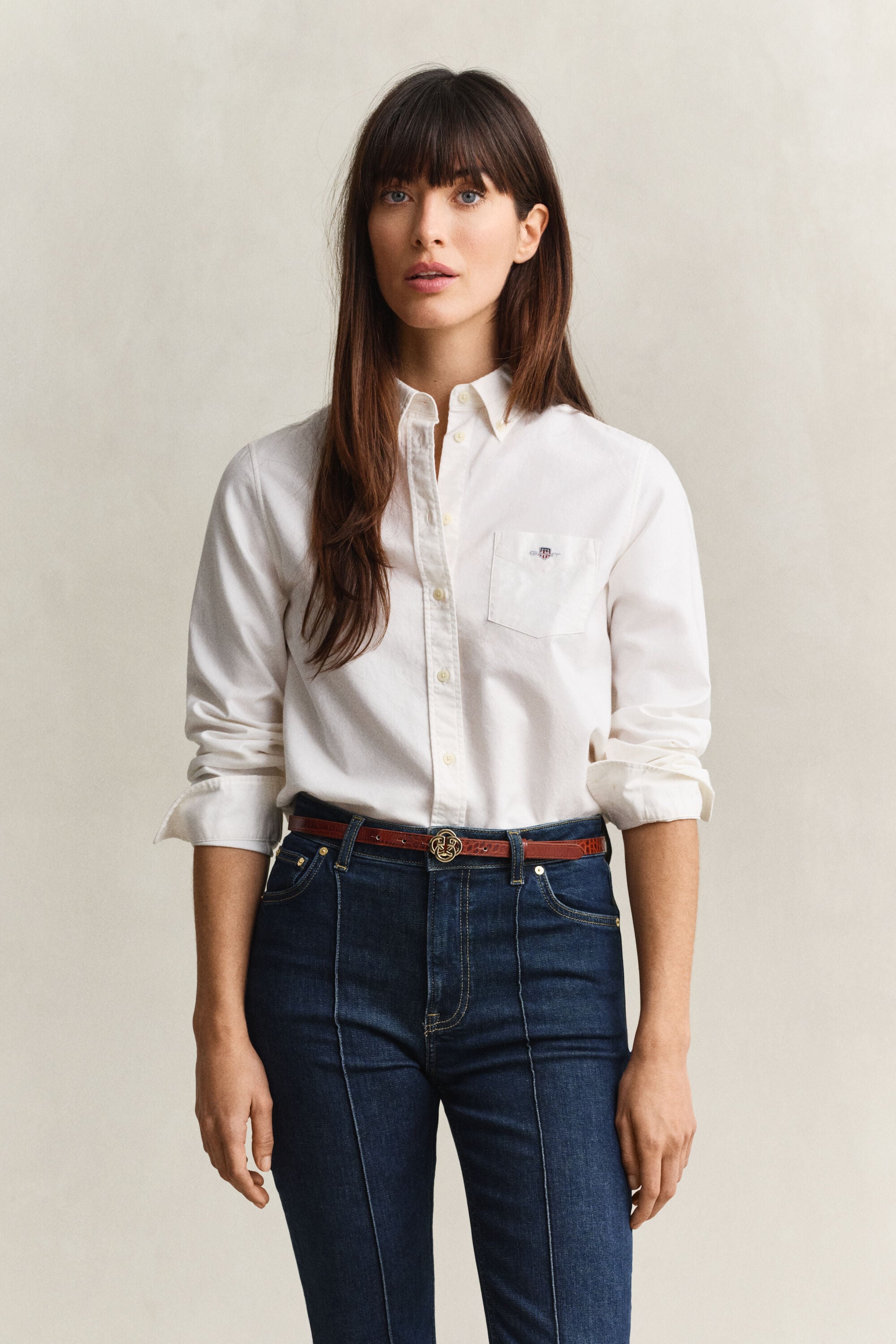 Chemise en coton Oxford classique