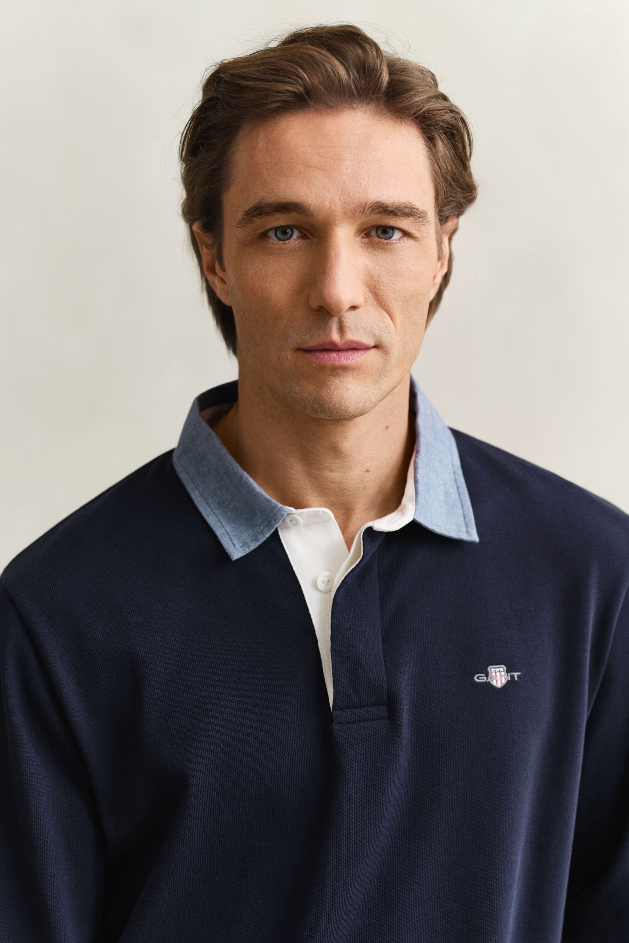 Heavy Rugger avec col en chambray