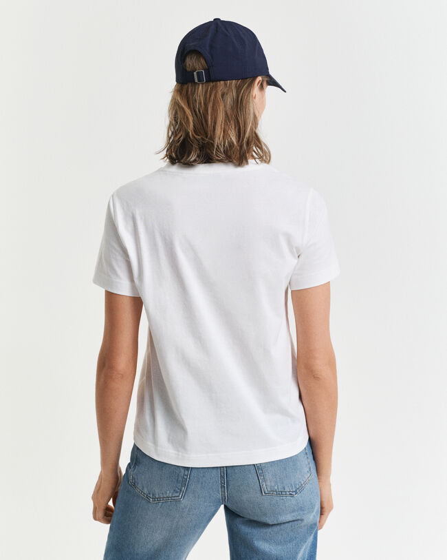 T-shirt avec écusson ton sur ton