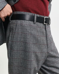 Slim Fit kostuumbroek met ruiten