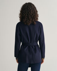 Veste blazer cousue main avec ceinture