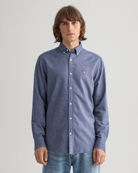 Chemise regular fit en coton Oxford Banner Shield
