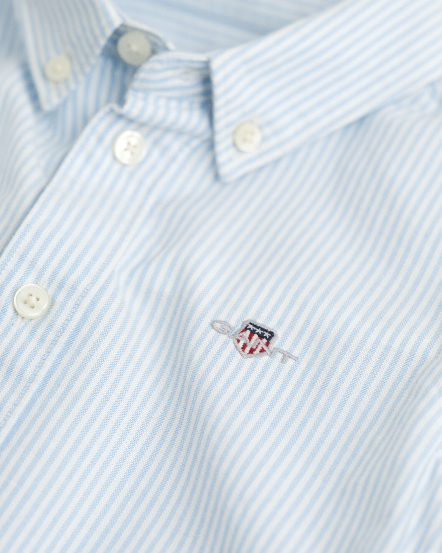 Kids Shield gestreept Oxford-hemd