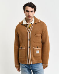 Cardigan en laine à boutons