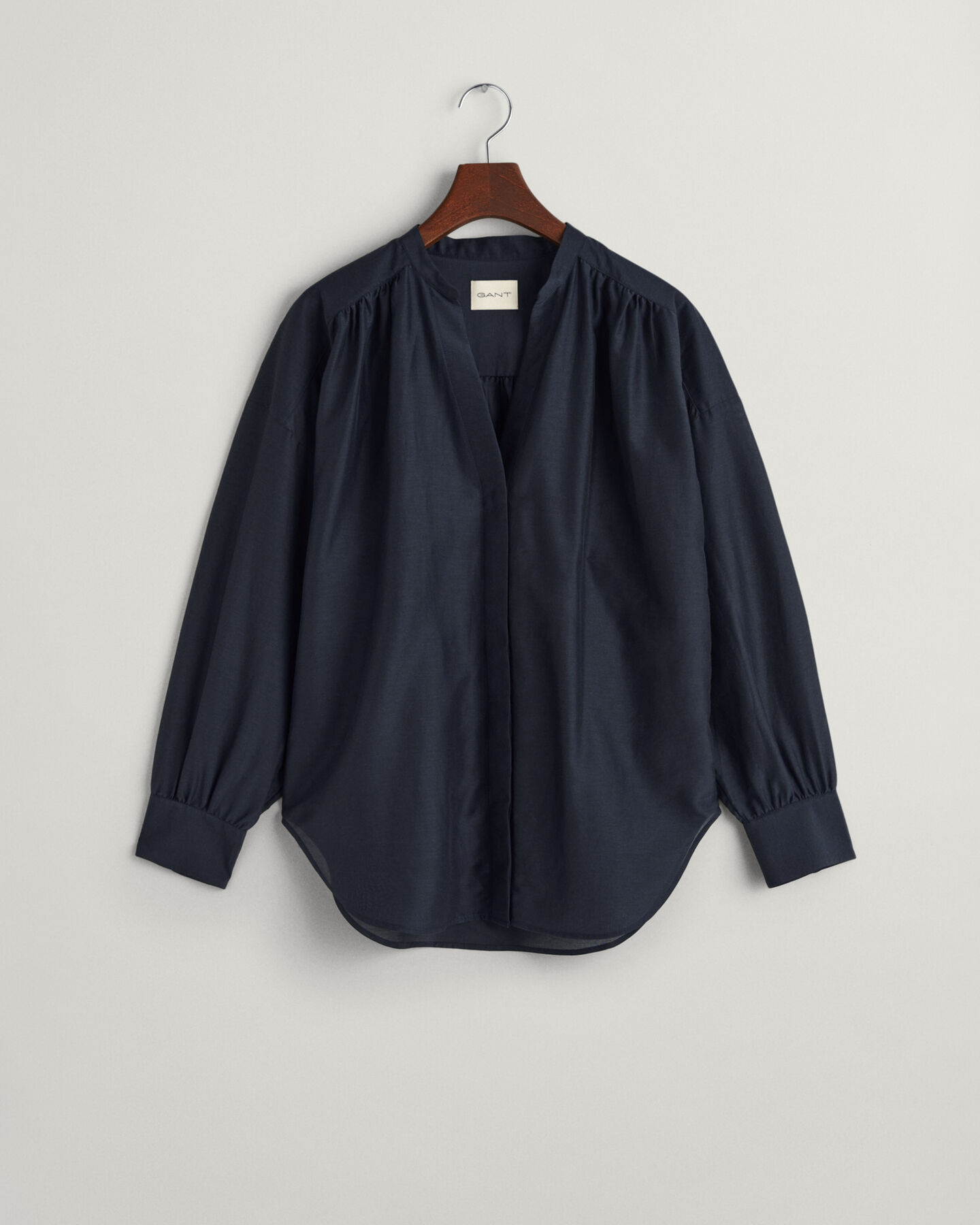 Blouse van katoen en zijde