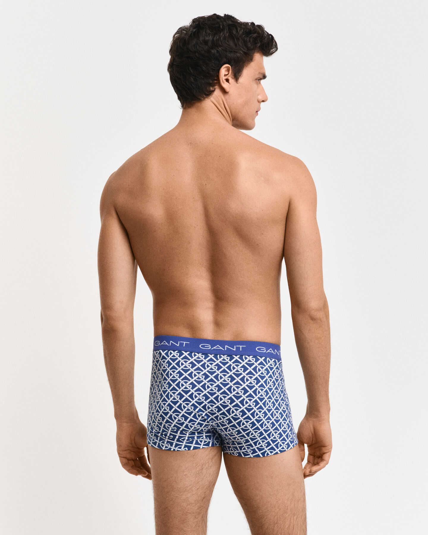 Set van drie boxershorts met G-patroon