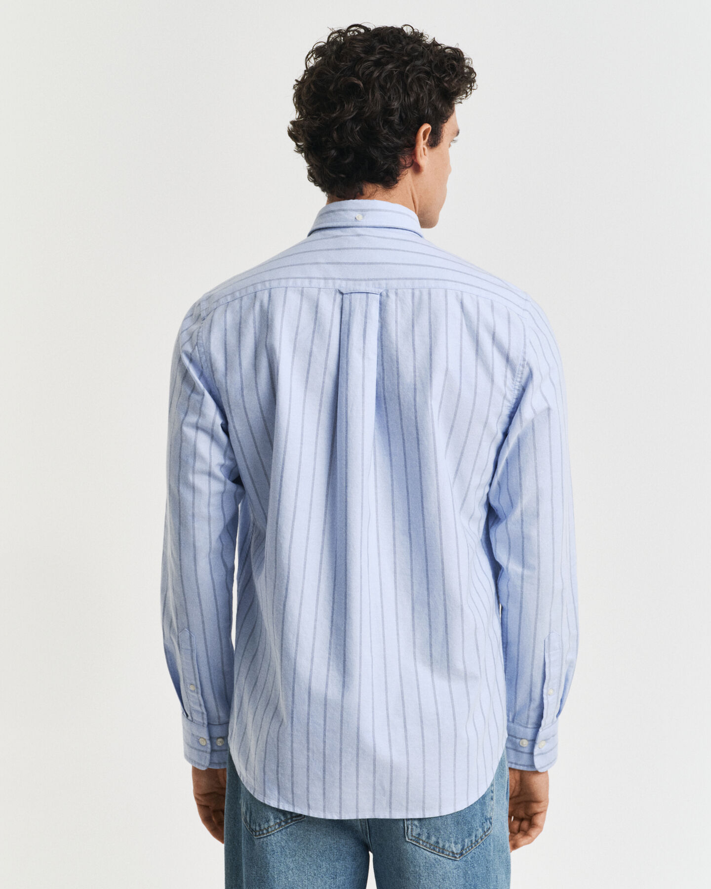 Chemise coupe regular en coton Oxford classique à rayures