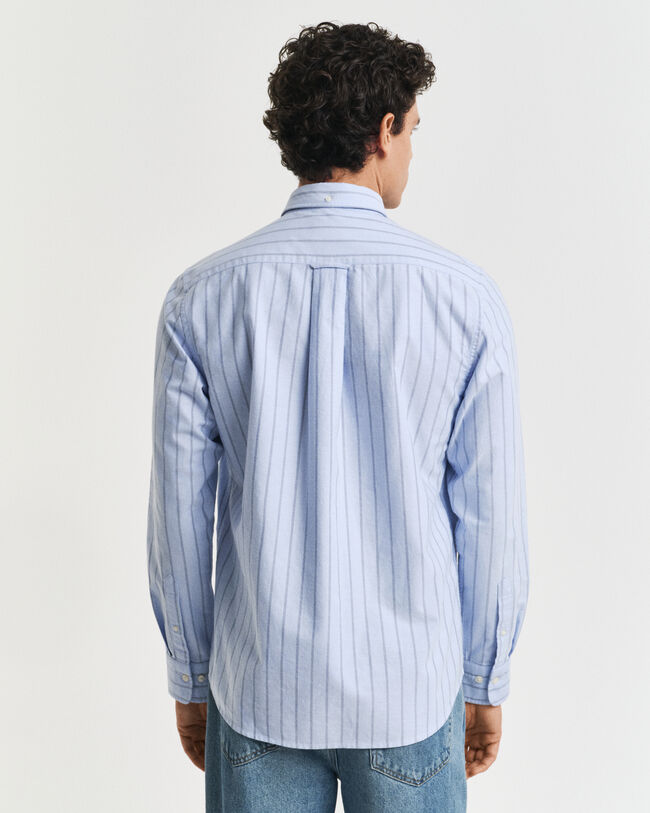 Chemise coupe regular en coton Oxford classique à rayures