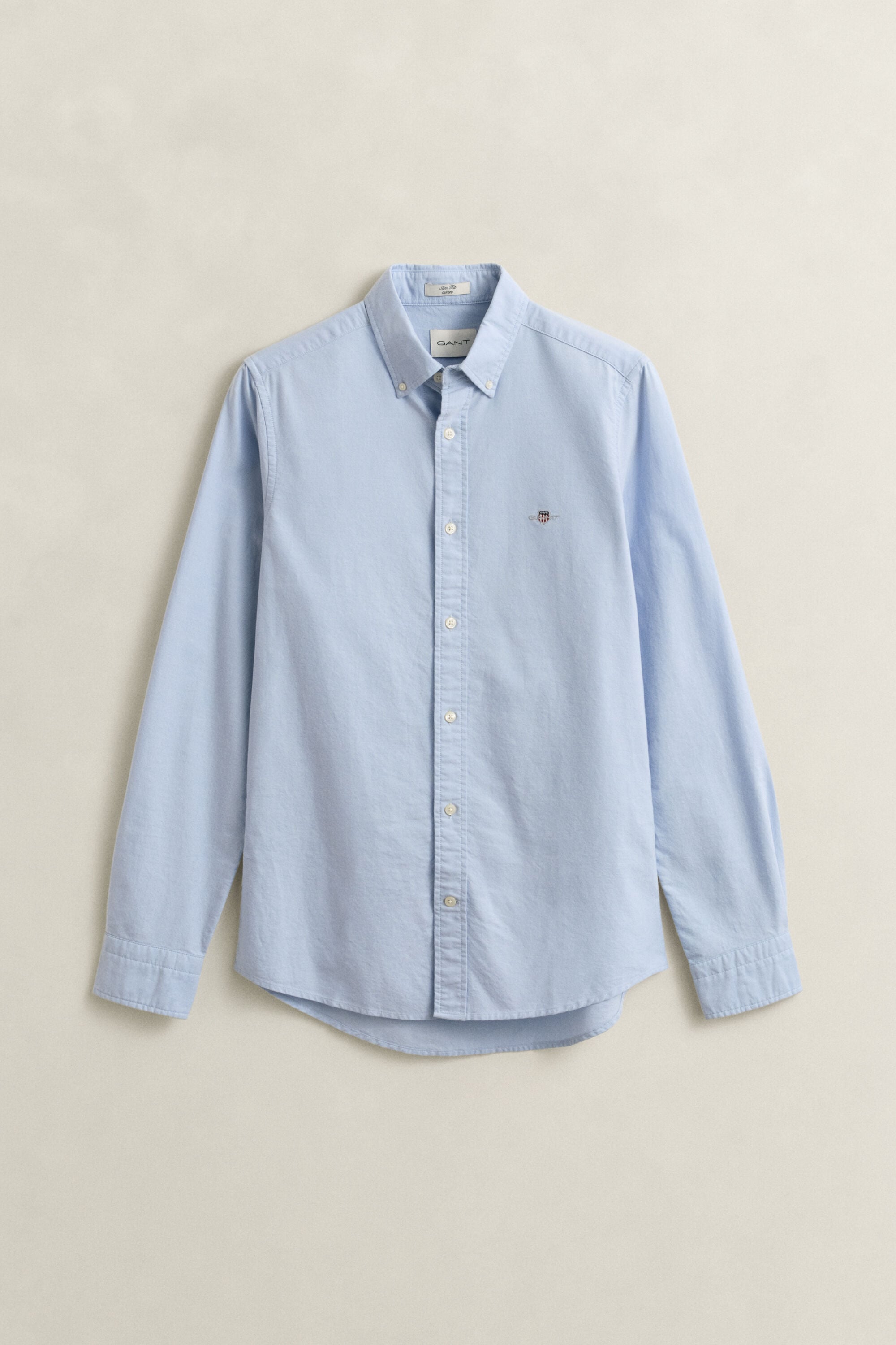 Chemise ajustée en coton Oxford classique
