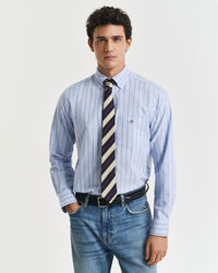 Chemise coupe regular en coton Oxford classique à rayures