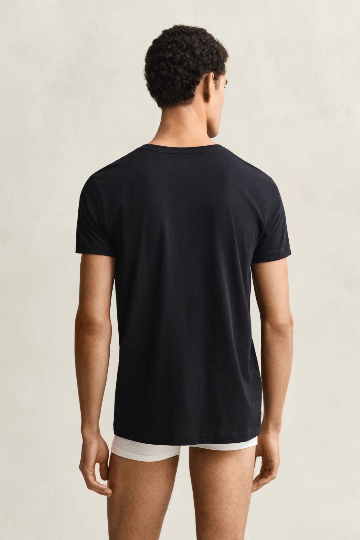 Set van twee T-shirts met ronde hals