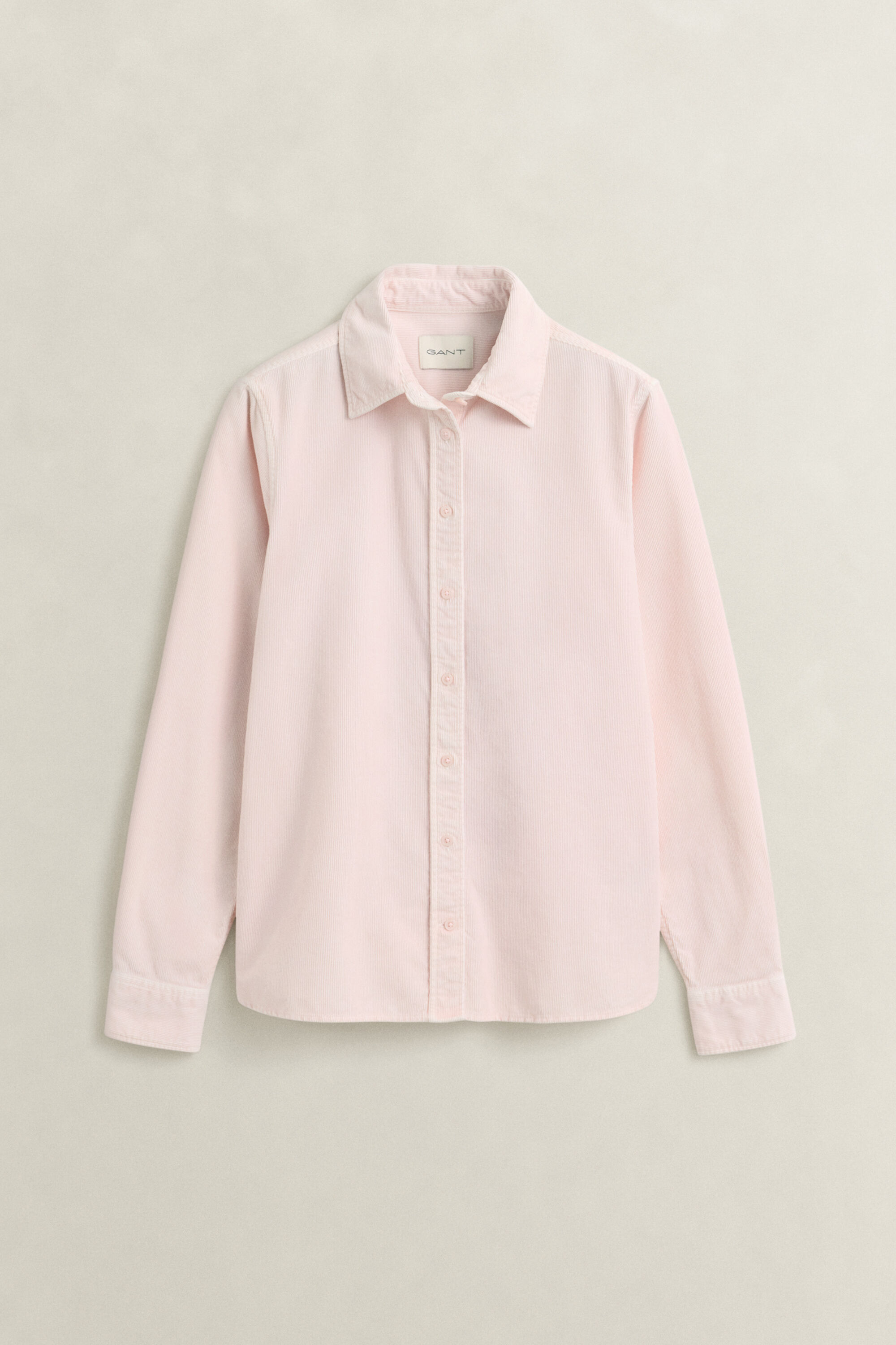 Chemise regular en velours côtelé