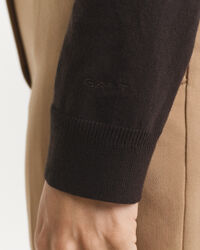 Polo boutonné sans coutures à manches longues