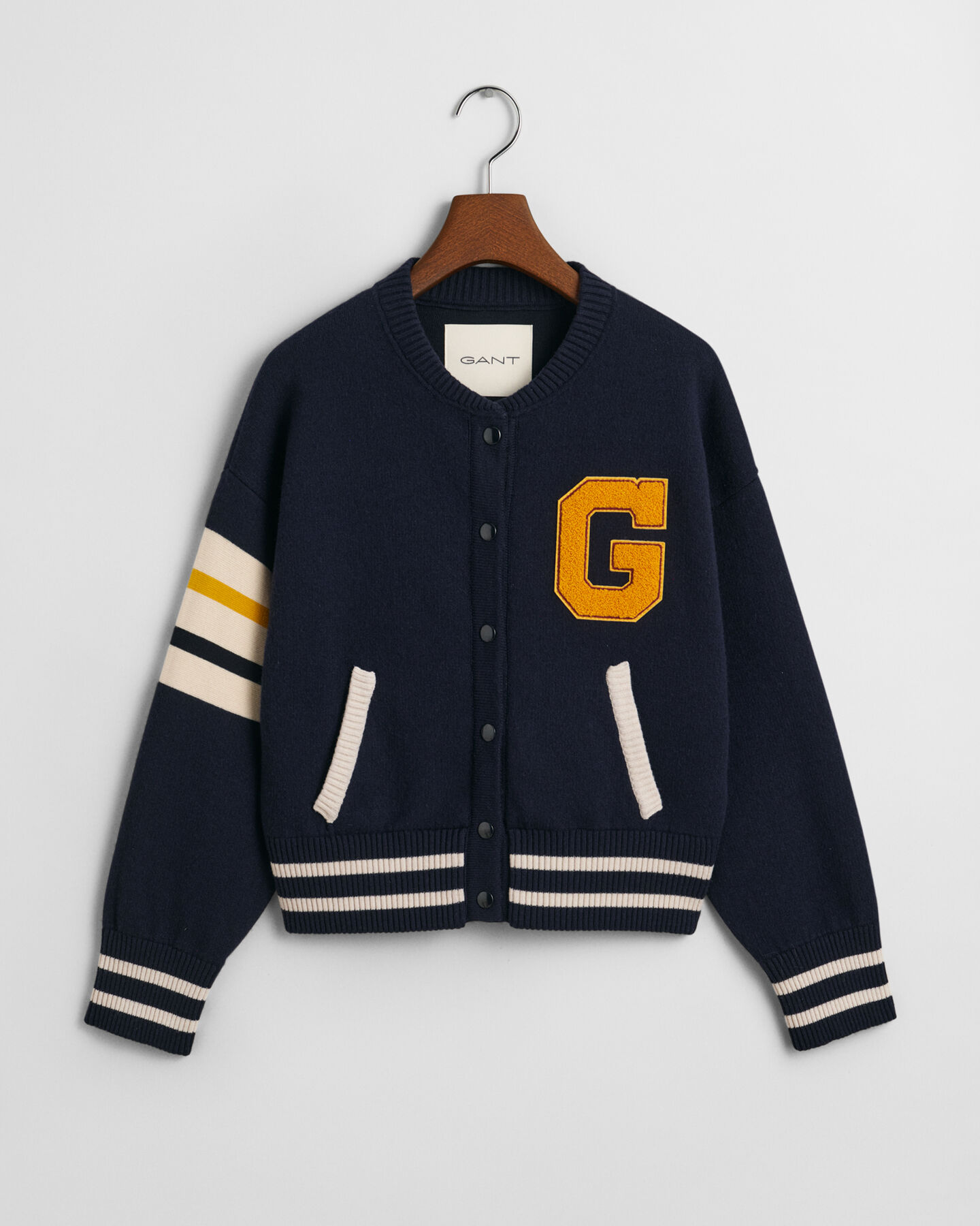 Gebreid Varsity Jacket