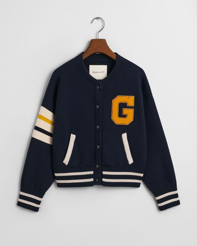 Gebreid Varsity Jacket
