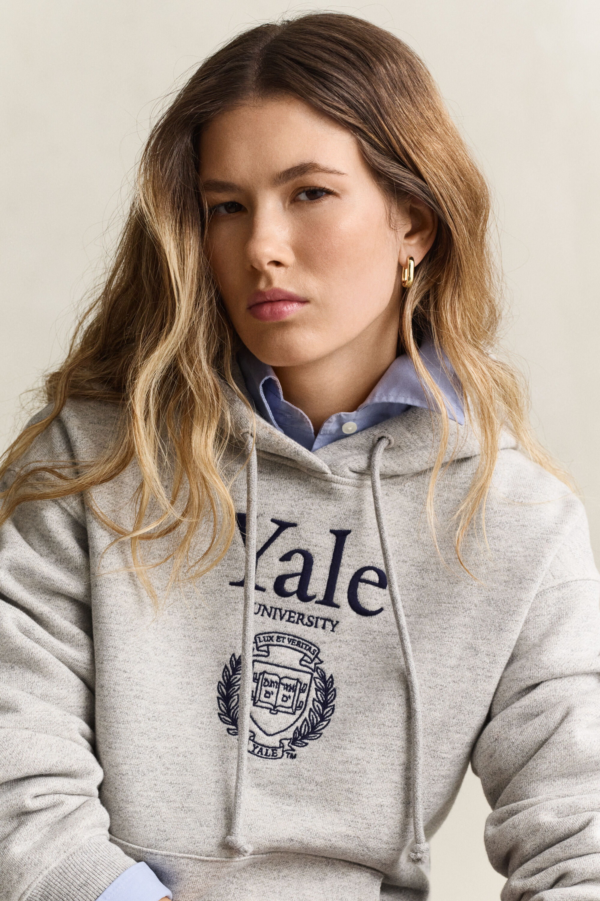 Sweat à capuche avec logo Gant x Yale