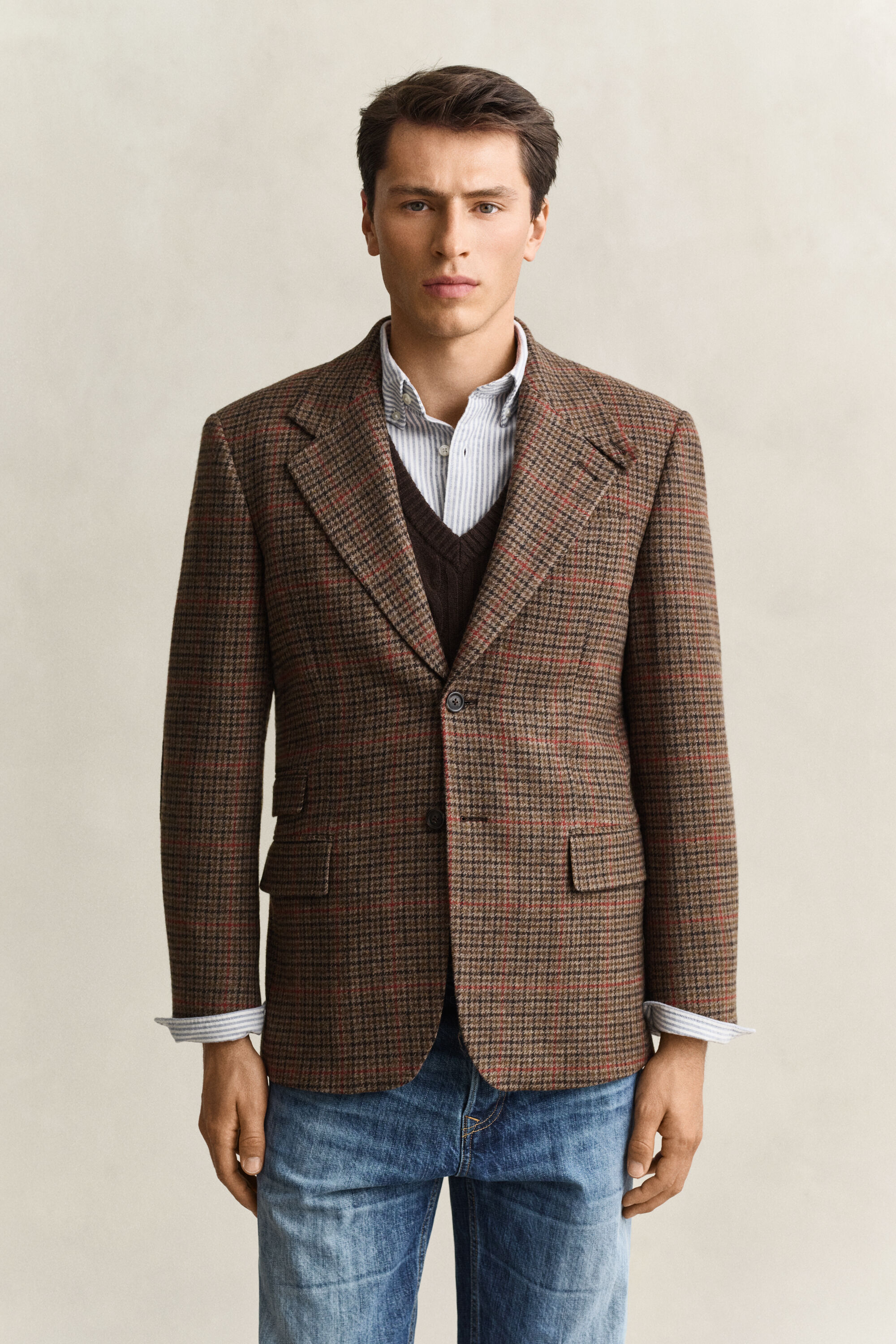 Sportief jack van Britse tweed