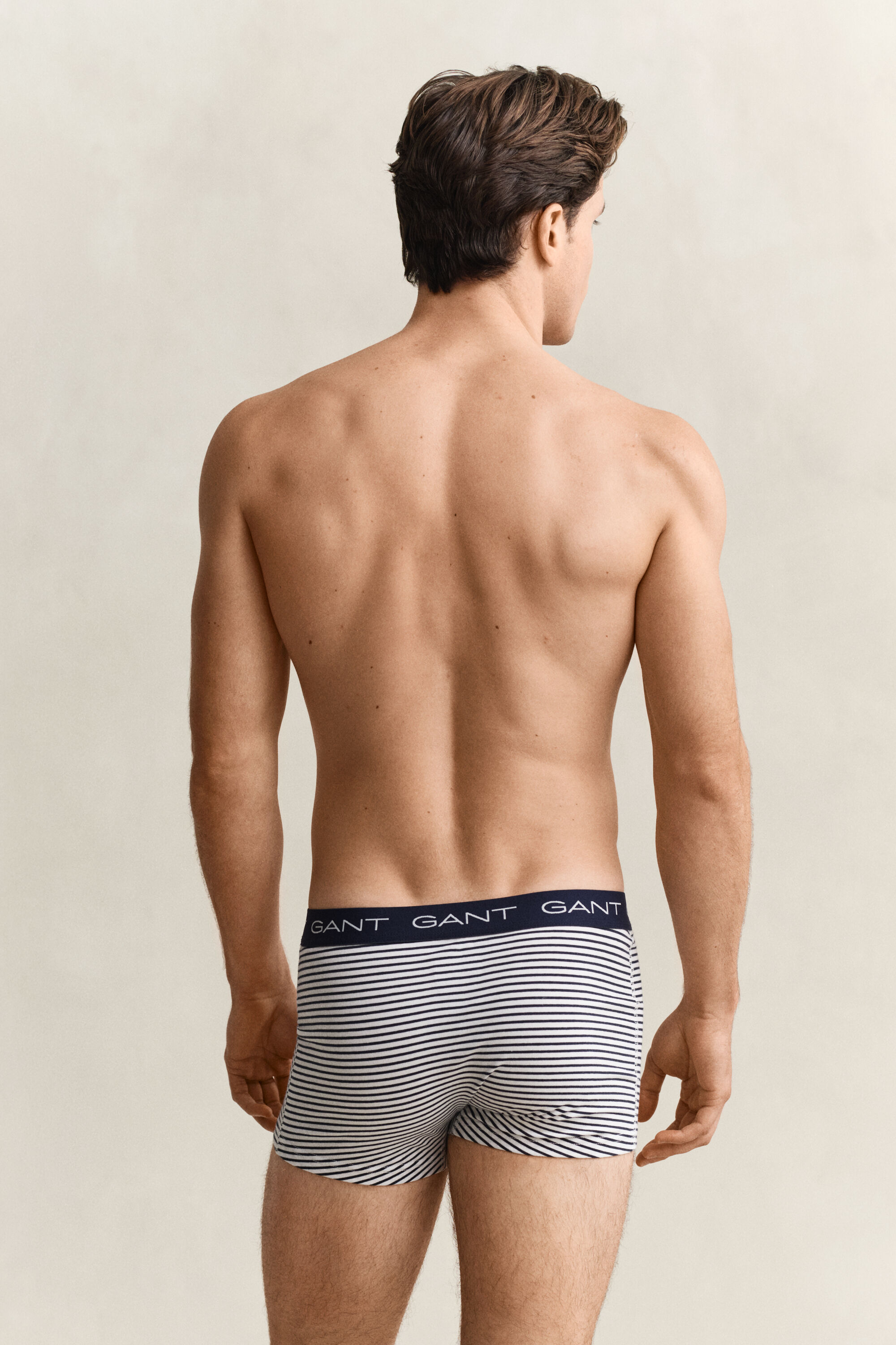 Set van drie gestreepte boxershorts