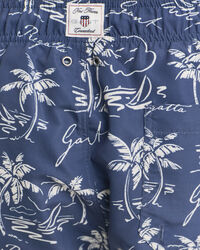 Zwemshort met eilandprint