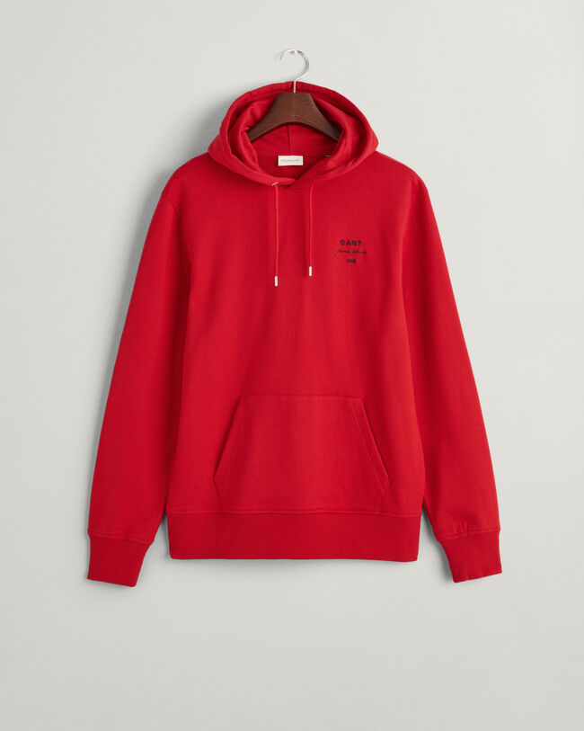 Sweat à capuche GANT Script Graphic