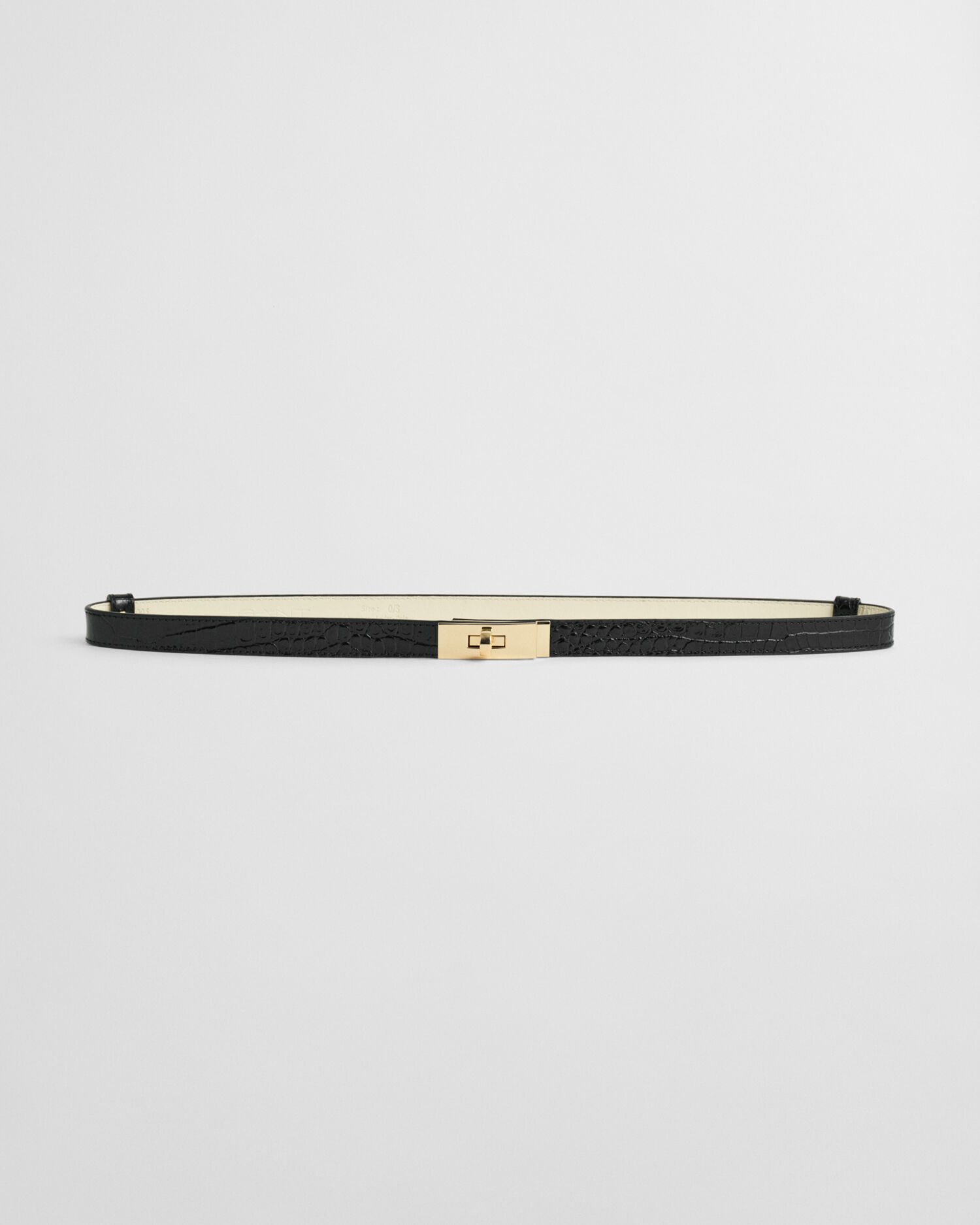 Riem met krokodilleneffect en draaigesp