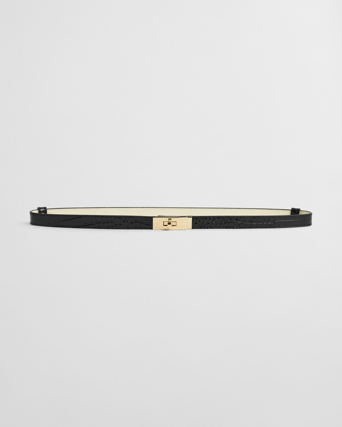 Riem met krokodilleneffect en draaigesp